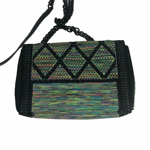 Zara Multi-Color Knit Crossbody/ Shoulder Bag - Picture 3 of 14